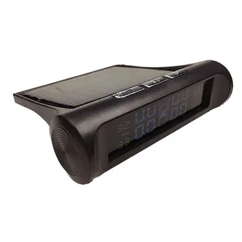 

Universal Wireless LCD Smart Solar Power Tire Pressure Monitoring System New Maintenance Monitor System