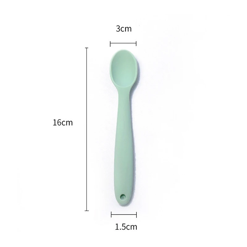 Silicone Baby Feeding Bowl Spoon Kids Tableware Baby Accessories Silicone Plate Spill-Proof Suction Children Self Feeding Dishes