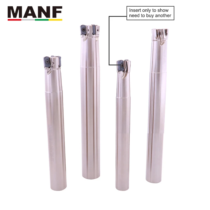 MANF Milling cutter EXN03R EXN03R22D20d150L3T High Feed Face Milling Endmills 16mm 20mm 25mm Use Tungaloy insert LNMU0303ZER