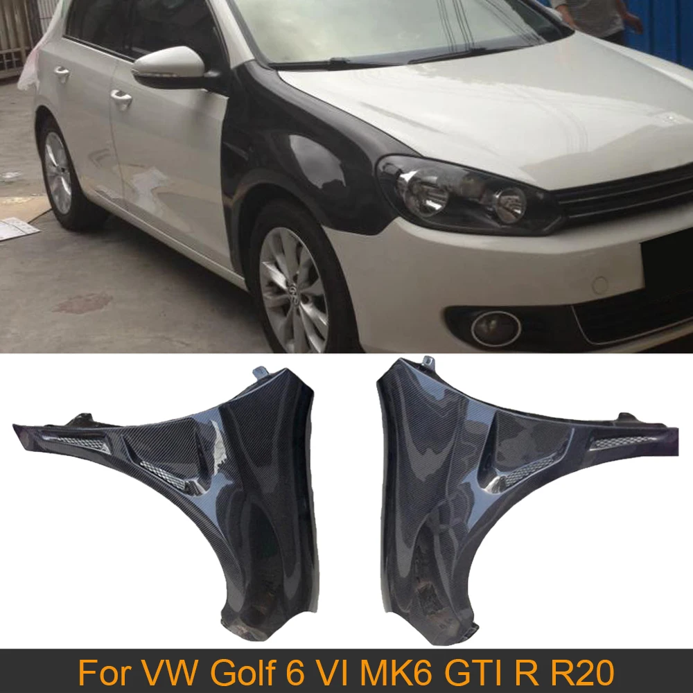 Переднее крыло из углеродного волокна для автомобиля Volkswagen VW Golf 6 VI MK6 GTI R R20 2010