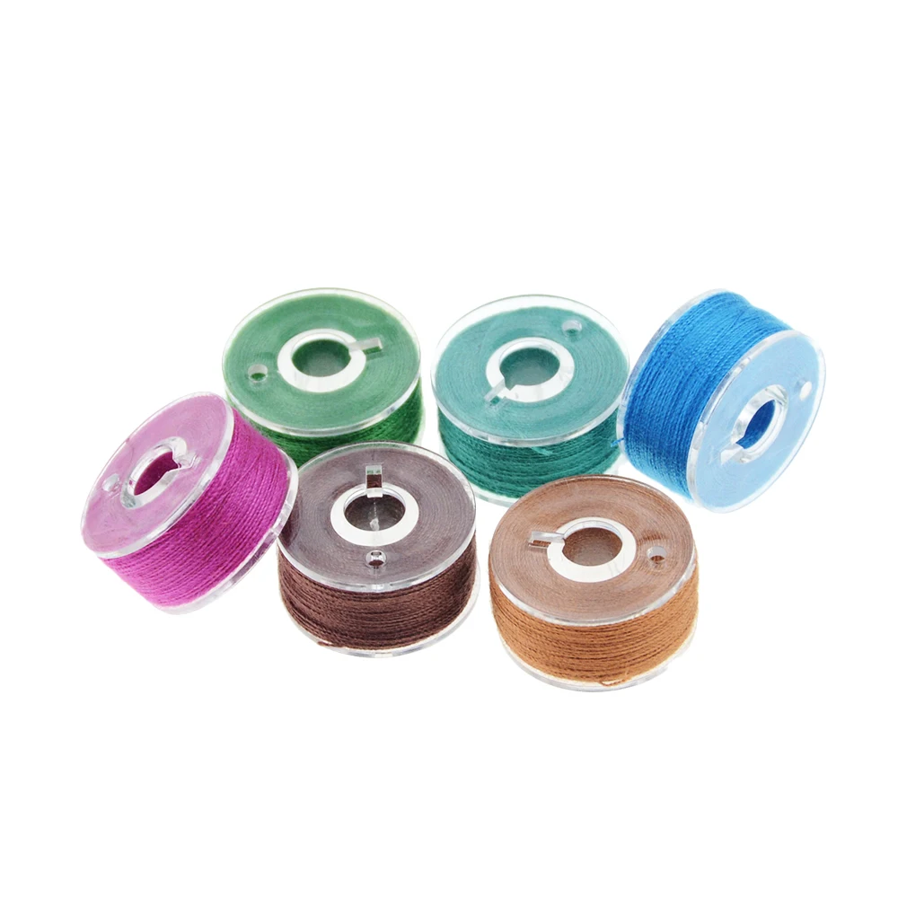 36-цвет ленты прозрачный пластик сердечника челнока набор высокого качества швейные нитки коробка сердечника челнока набор