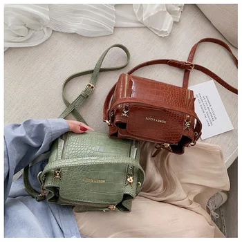 

Summer Western Style Simple Shoulder/Crossbody Bag Women Handbags Pu Leather Vintage Stone Pattern Bucket Bag