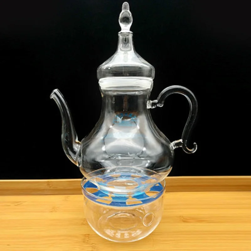 Стеклянный чайник Handemade объемом 1 л Аравийский чайный набор из стекла пирекс