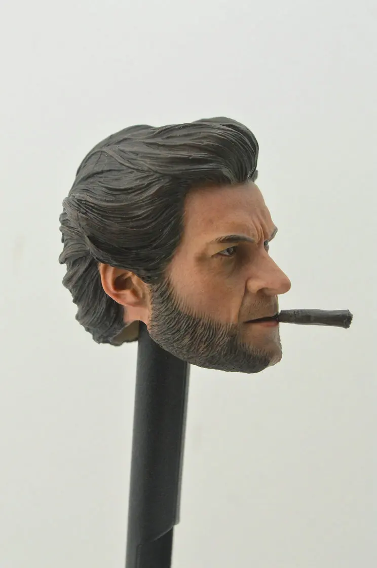 Details about   1/6 Wolverine Head Sculpt LOGAN for Hot Toys