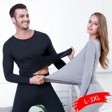 Длинные подштанники для мальчиков и девочек Теплые Термальность нижнее белье 2 шт./компл. Костюмы Для мужчин зимняя женская обувь размера плюс L-6XL Термальность костюм