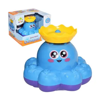 

Bath Toy Spray Water Octopus Float Rotate Fountain Baby Bathtub Supplies Infant Kid Party Electronic Sprayer