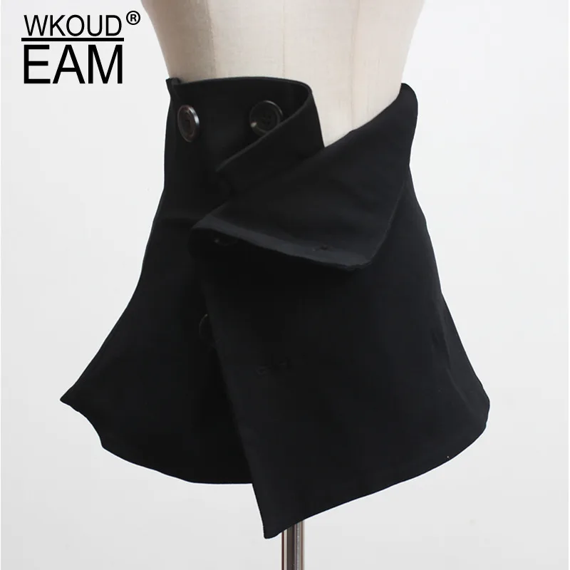 

WKOUD EAM 2020 New Fashion Skirt Corset Belt Women Outer Wear Solid Cotton Wide Beautiful Belt Casual Waistband Female PF071