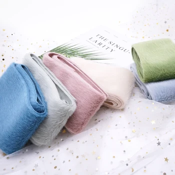 

DIY craft supplies 3" wool-like fabrics ribbon for Hairbow,DIY Bags Shoes Material Decoration 25 yards. FMP001