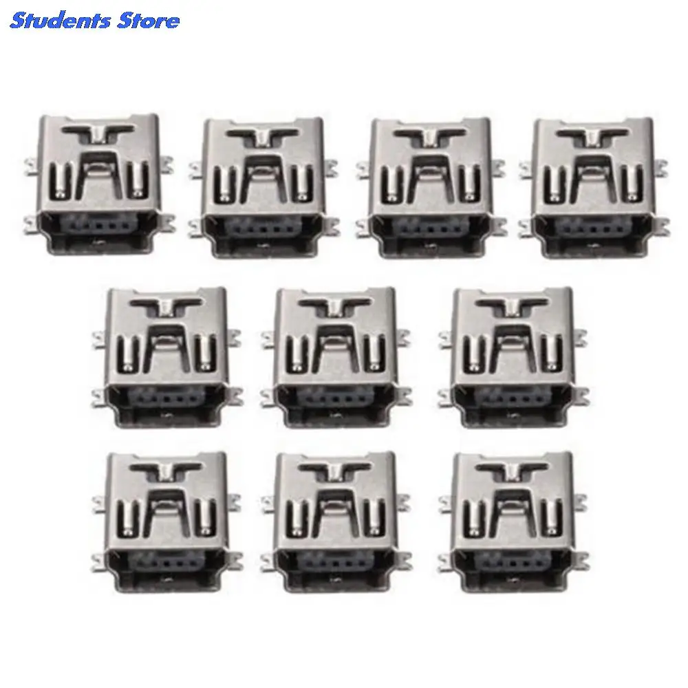 Hot 20 Pcs Micro USB Type B Female Socket 180 Degree 5-Pin SMD SMT Soldering Jack 2 Pack of 10 Connectors | Компьютеры и офис