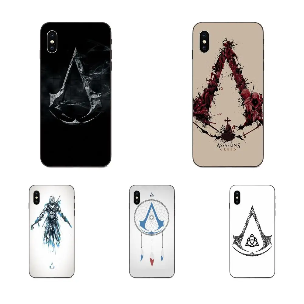 Assassins лексика Creed мягкие шаблон для Galaxy A3 A5 A6 A6s A7 A8 A9 A10 A20E A30 A40 A50 A60 A70 A80 A90 плюс