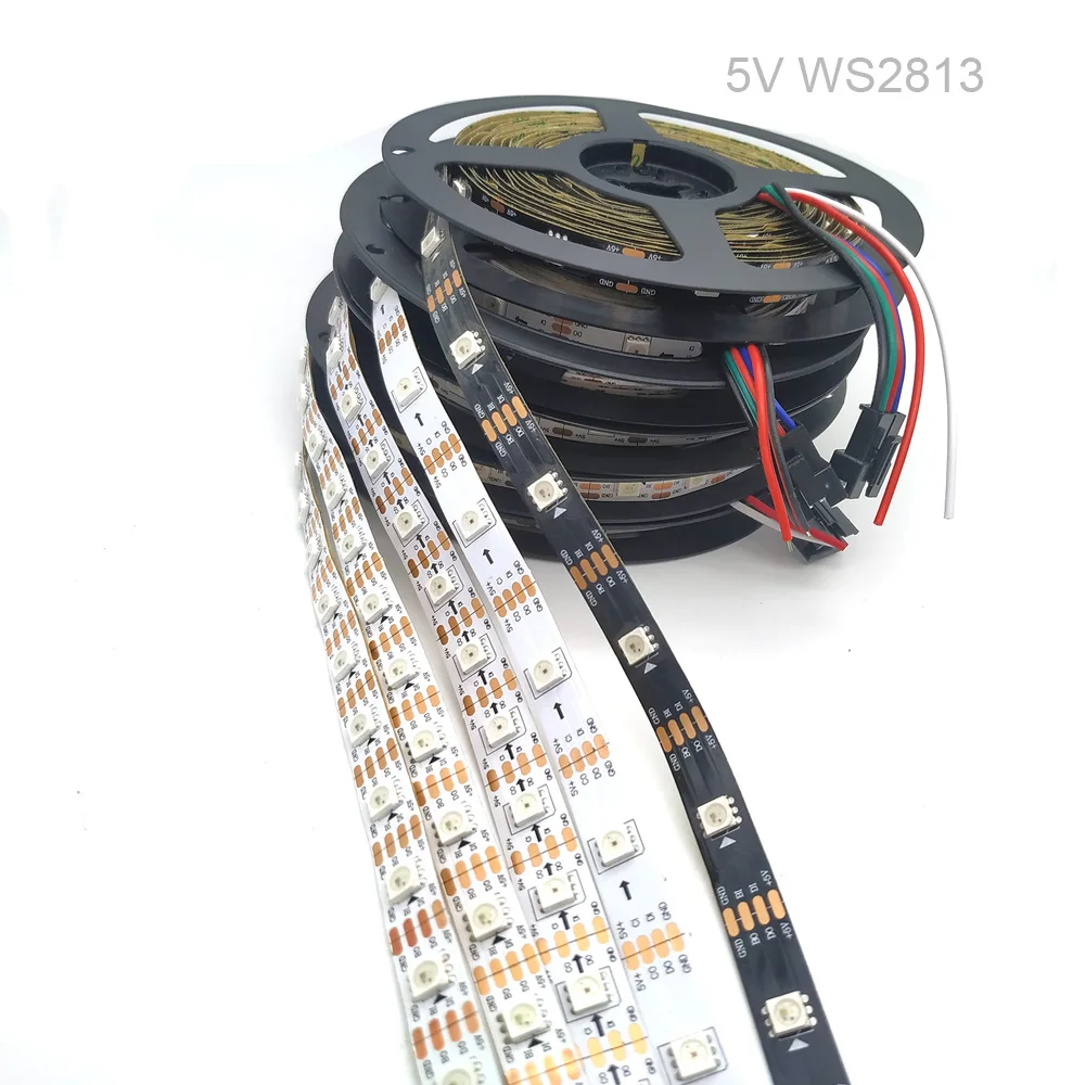 WS2813 (обновление WS2812B) RGB Светодиодная лента 30/60 пикселей/светодиодов/м