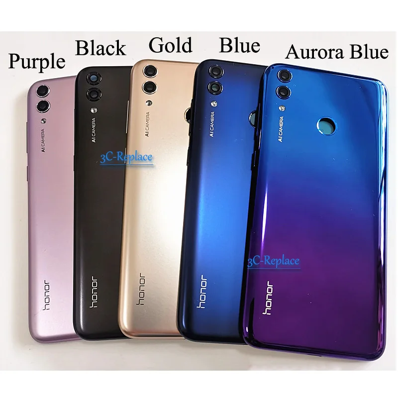 Задняя Крышка аккумуляторной батареи для Huawei Honor 8C задняя крышка стеклянная
