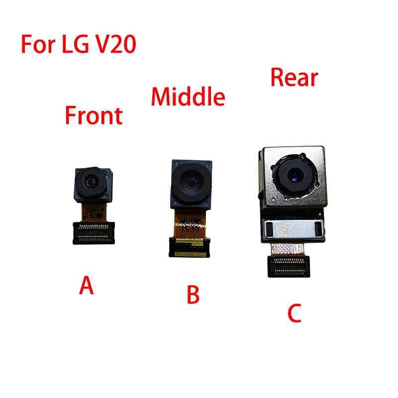 

For LG V20 H990 H910 H918 LS997 US996 VS995 New 1 Set ( 3 PCS ) Camera Module Big+Middle+Small Camera Module Repair Part