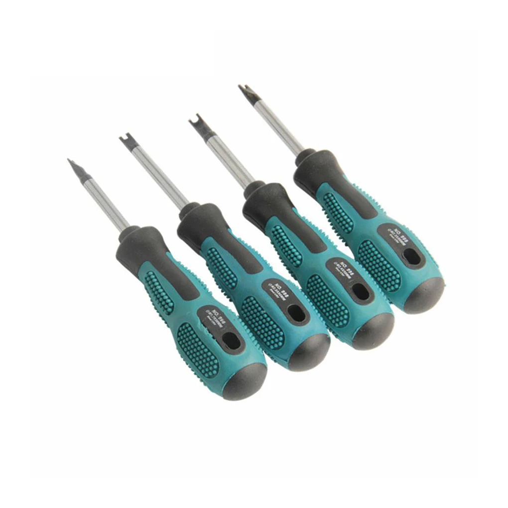 

4pcs Screwdriver Driver With Anti-Slip Handle Screw Driver Set Portable U-Shaped Screwdriver Kit For Service Hand Operated Tools