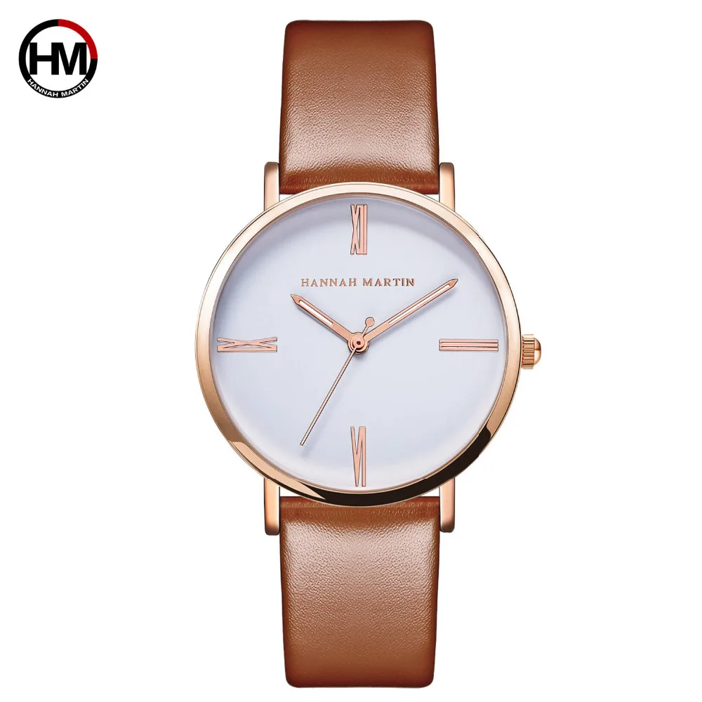 

Relogio Feminino New women Fashion Top Luxury Brand quartz Waterproof clock Ladies rose gold brown watches bayan kol saati 2019