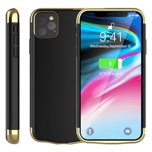 Для iPhone 11 Pro Чехол для зарядного устройства 5500 мАч резервный перезаряжаемый чехол для зарядки PowerBank для iPhone 11 11 Pro Аккумулятор Max Case