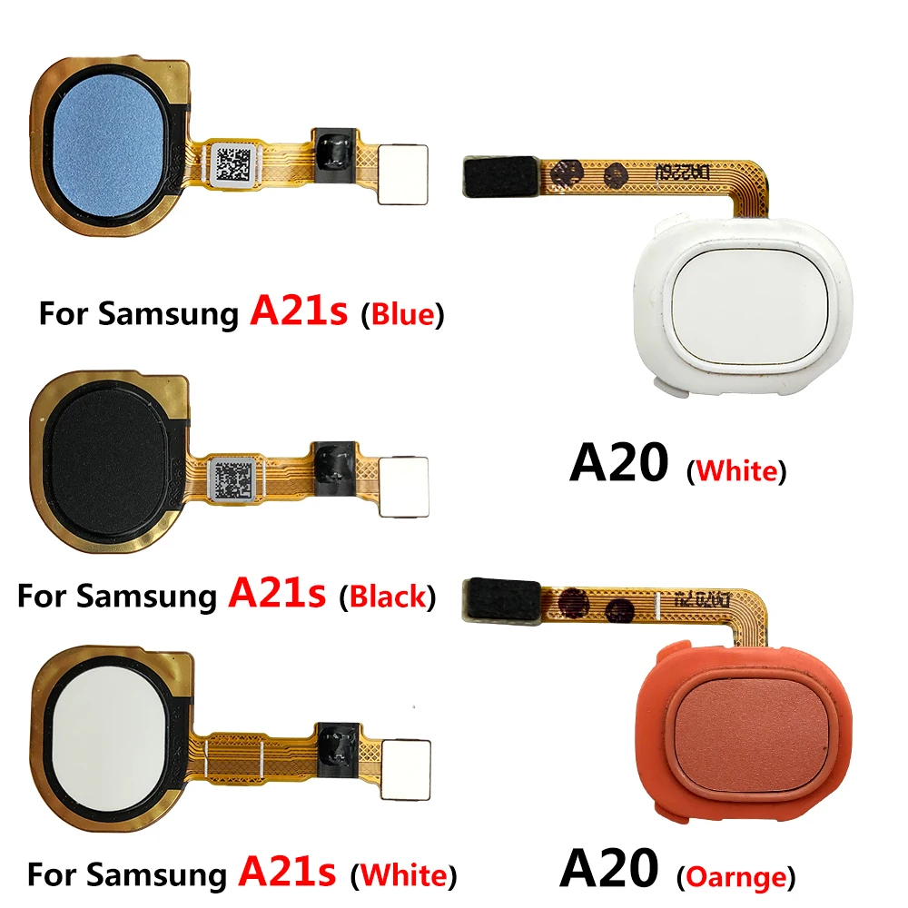 

Fingerprint Sensor Home Button Flex Cable Ribbon For Samsung A11 Power Home Button Flex Replacement Parts For Samsung A20 A21s