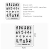 KADS Christmas 025 Nail Stamping Plates Nail Stamp Template Snowflake Xmas Snow Design Manicure Nail Art Tool Nails Design 2021 6