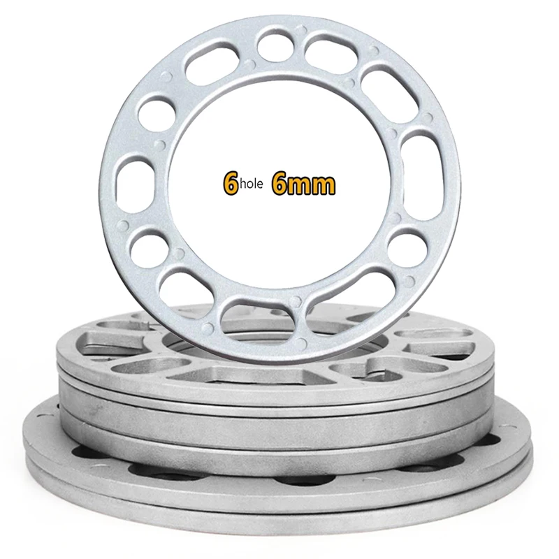 Espaciador de rueda de coche, 6x139,7, 5x139,7, aleación de aluminio Universal de 6mm, 6 agujeros ET, de rueda, junta de rueda de cuñas, 4 Uds. AliExpress Automóviles y motocicletas