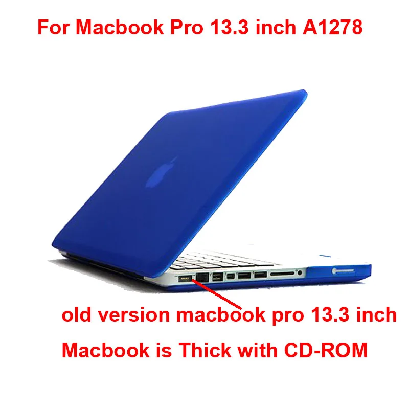 Матовый чехол для старого Macbook Pro 13, защитный чехол 2012, Macbookpro, 13,3 дюймов, A1278, матовый корпус, Fundas