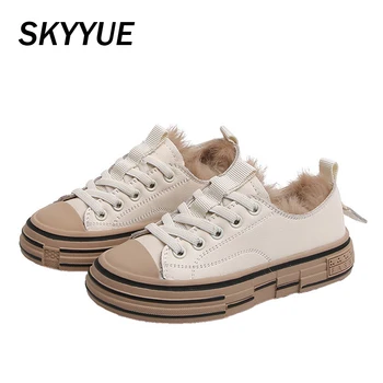 

Winter Kids Sport Sneakers Children Fur Casual Sneakers Baby Girls Warm Canvas Sneakers Boys Black Slip On Shoes Brand Trainers