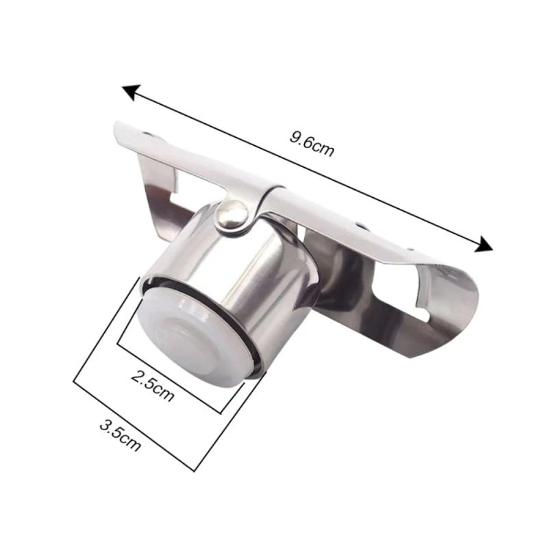 100pcs Stainless Steel Beer Bottle Opener Vacuum Sealed Sparkling Champagne Wine Bottle Saver Stopper Cap Opener for Bar Tool