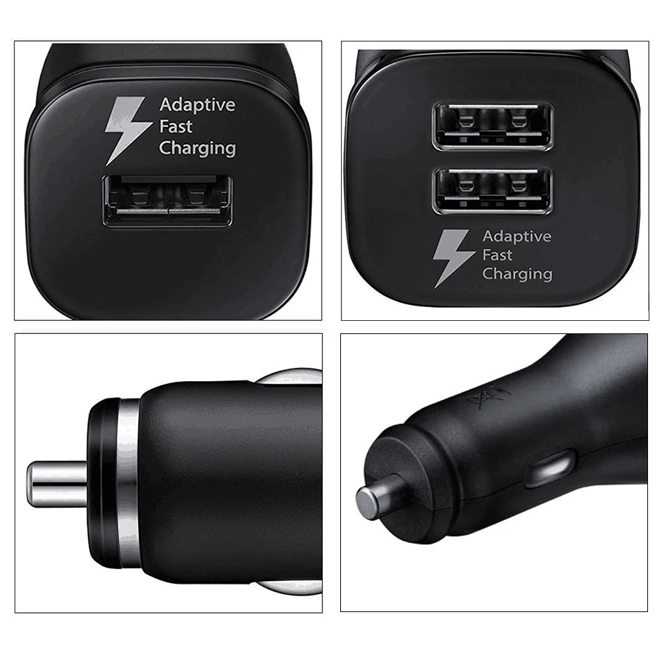 Оригинальный адаптер для Samsung S9 S8 plus 9 В 67 А и 5 2 1 м USB Type C кабели 2USB быстрое