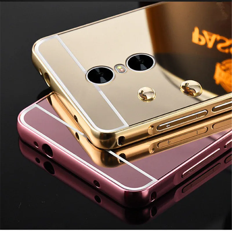 Роскошный зеркальный чехол для Xiaomi Redmi Note 4x Coque 4X металлический корпус твердый