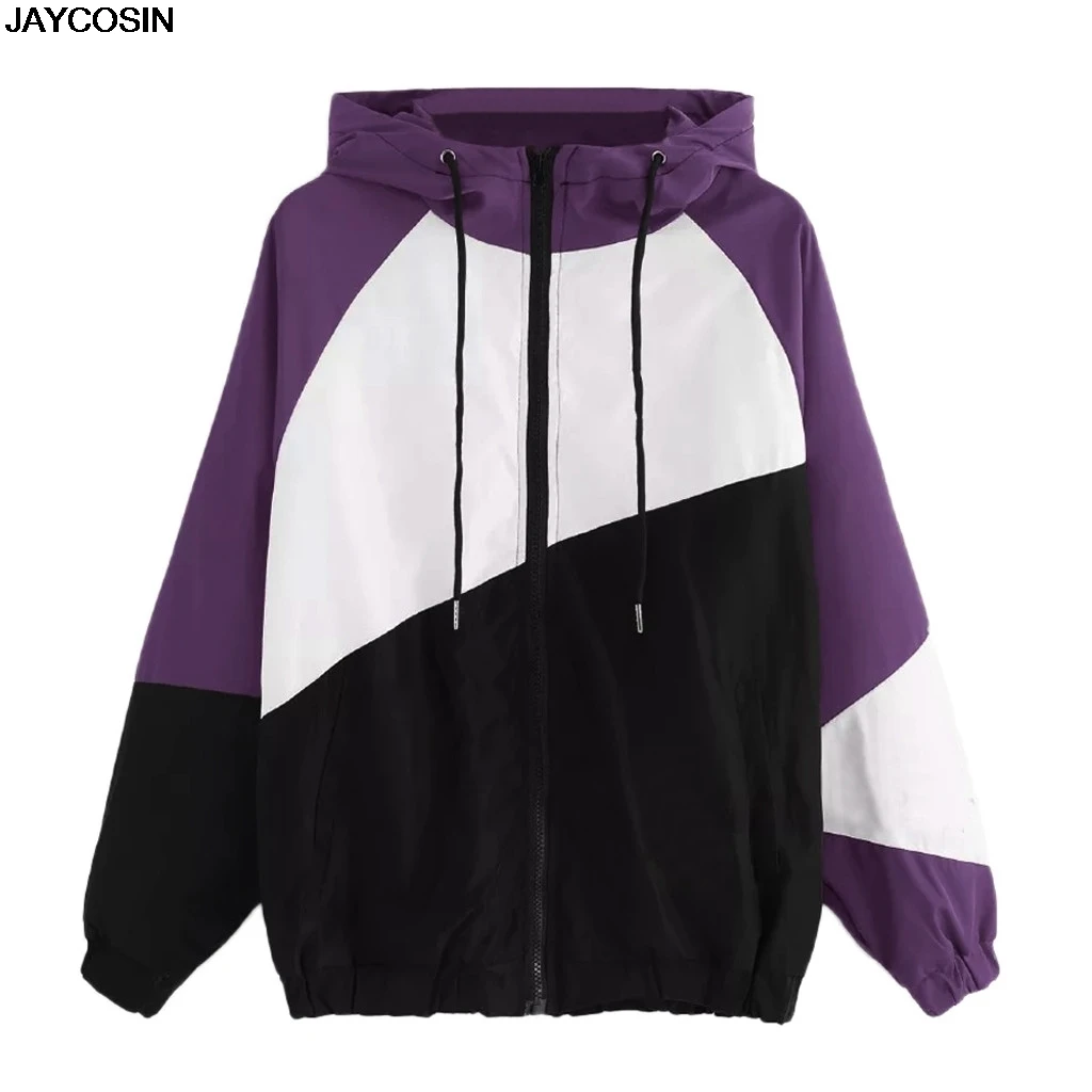 

JAYCOSIN Clothing Thin Section Female Jacket 2019 New Spring Autumn Summer Korean Students Harajuku Loose BF Hip Hop Coat 9801