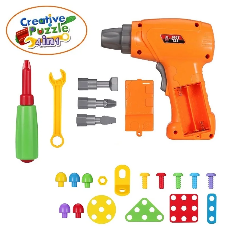 дрель детская на батарейках. дрель детям. дрель детская. Junfa toys дрель-шуруповерт t1401. дрель детям.