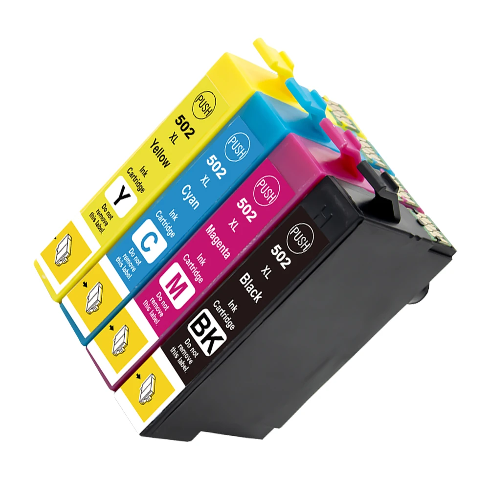 HS compatible Epson 502XL cartridges combo pack 502 502-XL XP-5105 XP5100 WF-2860DWF WF-2865DWF XP5105 WF-2860