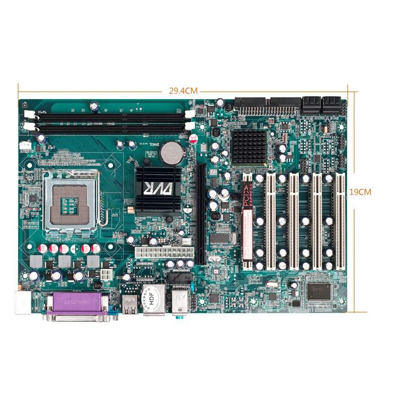 G41 industrial motherboard with 5PCI COM LTP PS/2