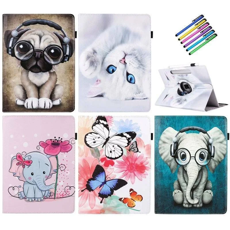 

For iPad Mini 1 2 3 4 360 Rotating Soft Flip Litchi PU Leather Magnetic Case Cover Smart Stand Holder Auto Wake Up / Sleep