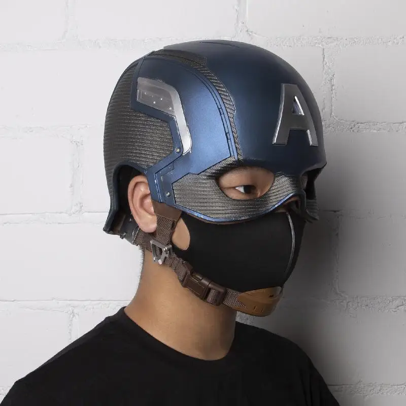 New Pvc Marvel Avengers Super Hero Captain America Helmet Model