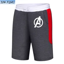 Новые мужские шорты Marvel, летние повседневные шорты для фитнеса, модные мужские шорты для бега размера плюс 2XL, спортивные штаны, мужская одежда