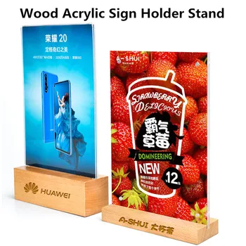 

A4 Acrylic Sign Holders 8.5 x 11 Letter Size Ad Frame Picture Frames Desktop Photo Frames Advertisement Display Menu Card Holder