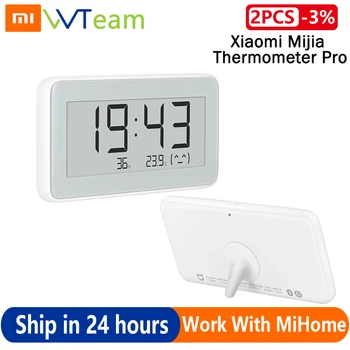 

Xiaomi Mijia Smart Temperature Humidity Pro Electronic Digital Clock Watch E-link Thermometer Moisture Meter Work Mi Home