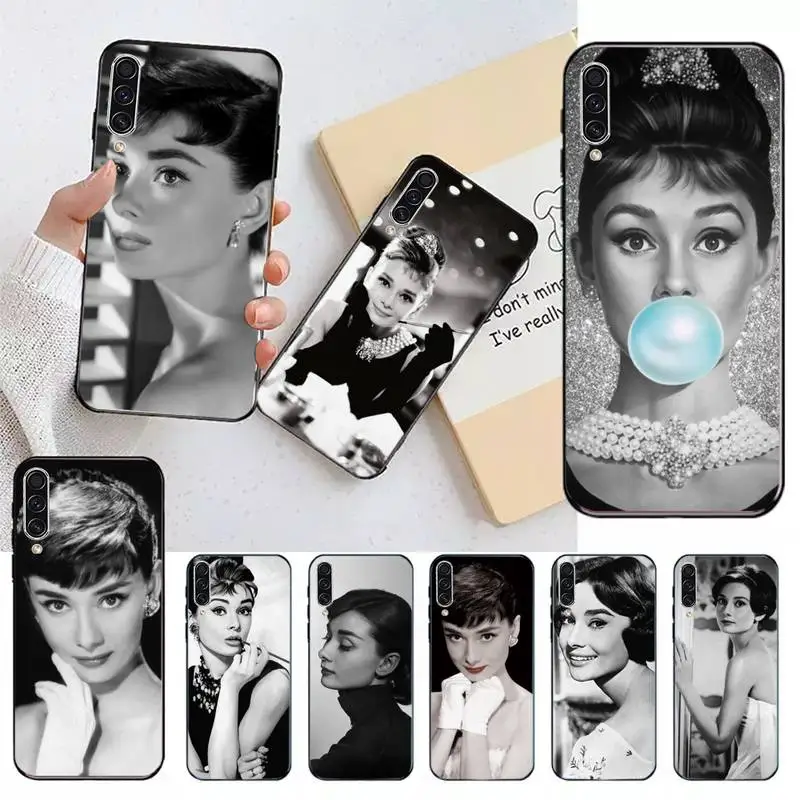 

Actor Audrey Hepburn Phone Case For Samsung galaxy S 7 8 9 10 20 edge A 6 10 20 30 50 51 70 note 10 plus