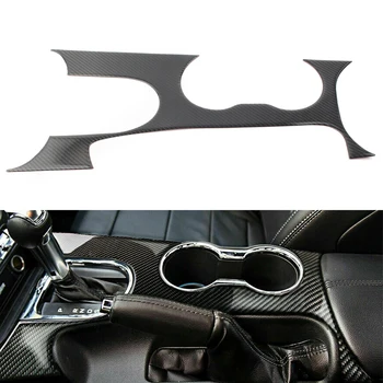 

Car Gear Shift Panel Cover Interior Decoration Trim For Ford Mustang 2015 2016 2017 2018 2019 ABS Plastic Carbon Fiber Style