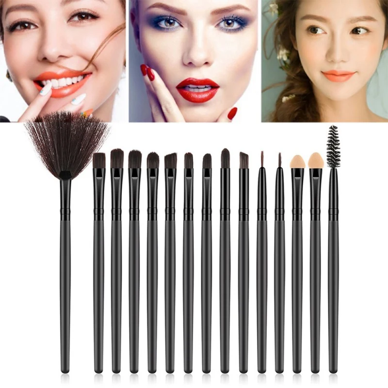 

10/15Pcs Makeup Brushes Set Eyeshadow Brush Eye Shadow Blending Brush Eyeliner Eyelash Eyebrow Lip Make Up Brushes