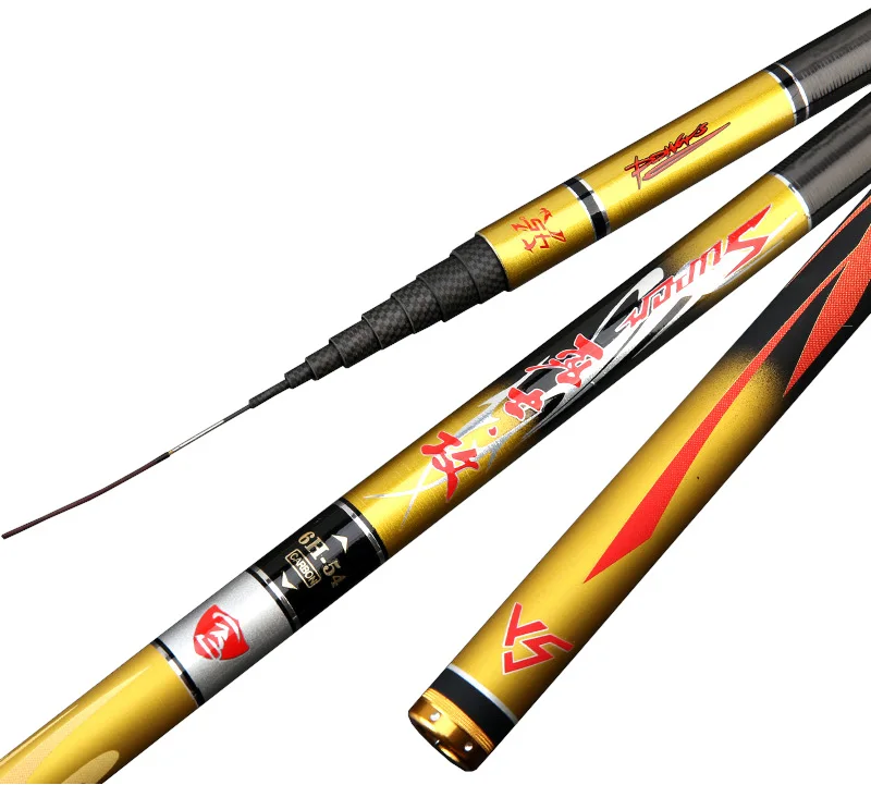 

Stream Fishing Rods 3.6m-7.2m Carbon Fiber Telescopic Fishing Rod Hand Pole Feeder for Carp Fishing Casting Rod J321