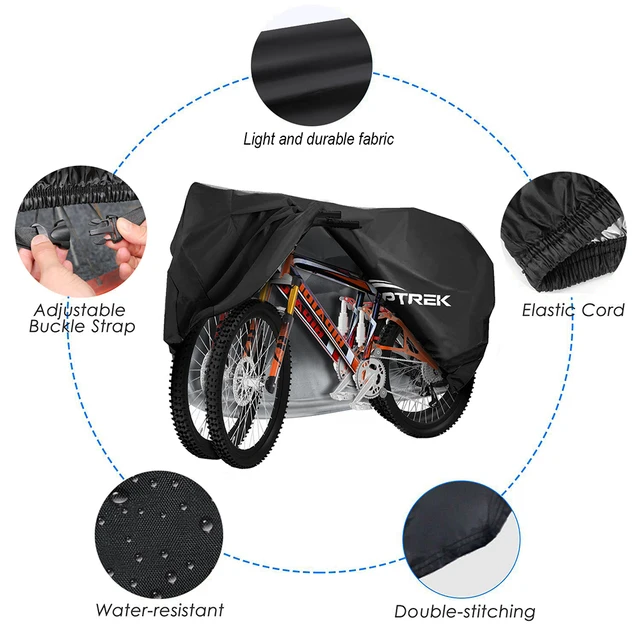 LIHAO XL Funda Bicicleta Exterior con Tira Reflectante Cubierta Impermeable  para Bicicleta Protección contra UV Lluvia Agua Polvo Cubiertas de  Almacenamiento para Bicicleta de Montaña y Carretera : :  Deportes y Aire