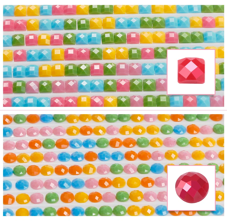 Diamond Painting Accessories EverShine Diamond Painting Accessory DMC 447 Color Full Round/Square Drills 5D DIY Diamond Embroidery Rhinestone Tool diamond painting accessories diamond painting accessory box