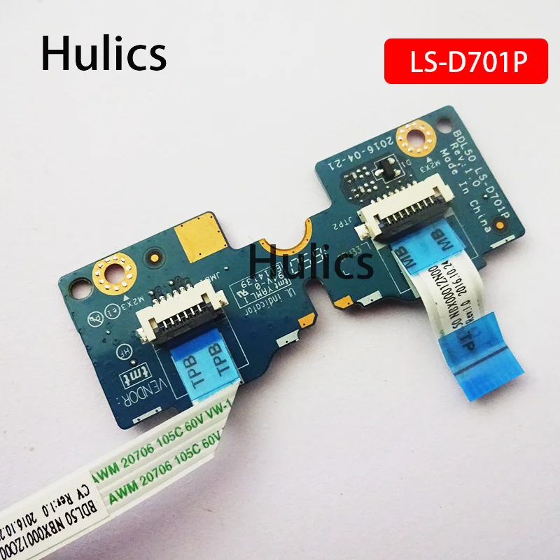Hulics Utilizzato Per Hp 15-Ac 15-Af 15-B 15-Bn070Wm 15-Ay 255 250 G5 Tasti Per Laptop Sinistro E Destro Touc Hp Ad Buttons Ls-D701P