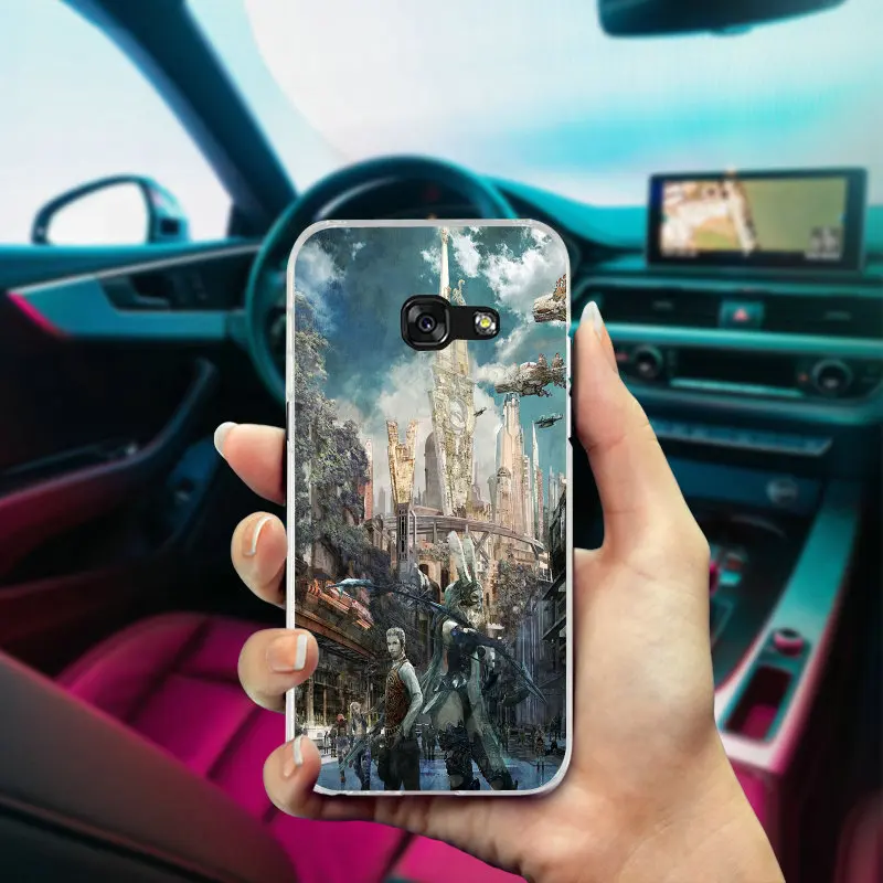 Чехол Final Fantasy Noctis and Puppy XV для samsung Galaxy J1 J2 J3 J5 J7 A3 A5 A7, мягкий силиконовый чехол из ТПУ