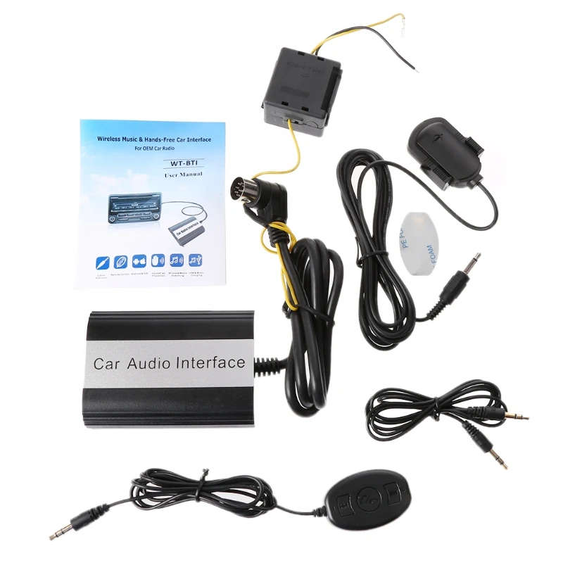 

Handsfree Car Bluetooth Kits MP3 AUX Adapter Interface For Volvo HU-series C70 S40/60/80 V40 V70 XC70