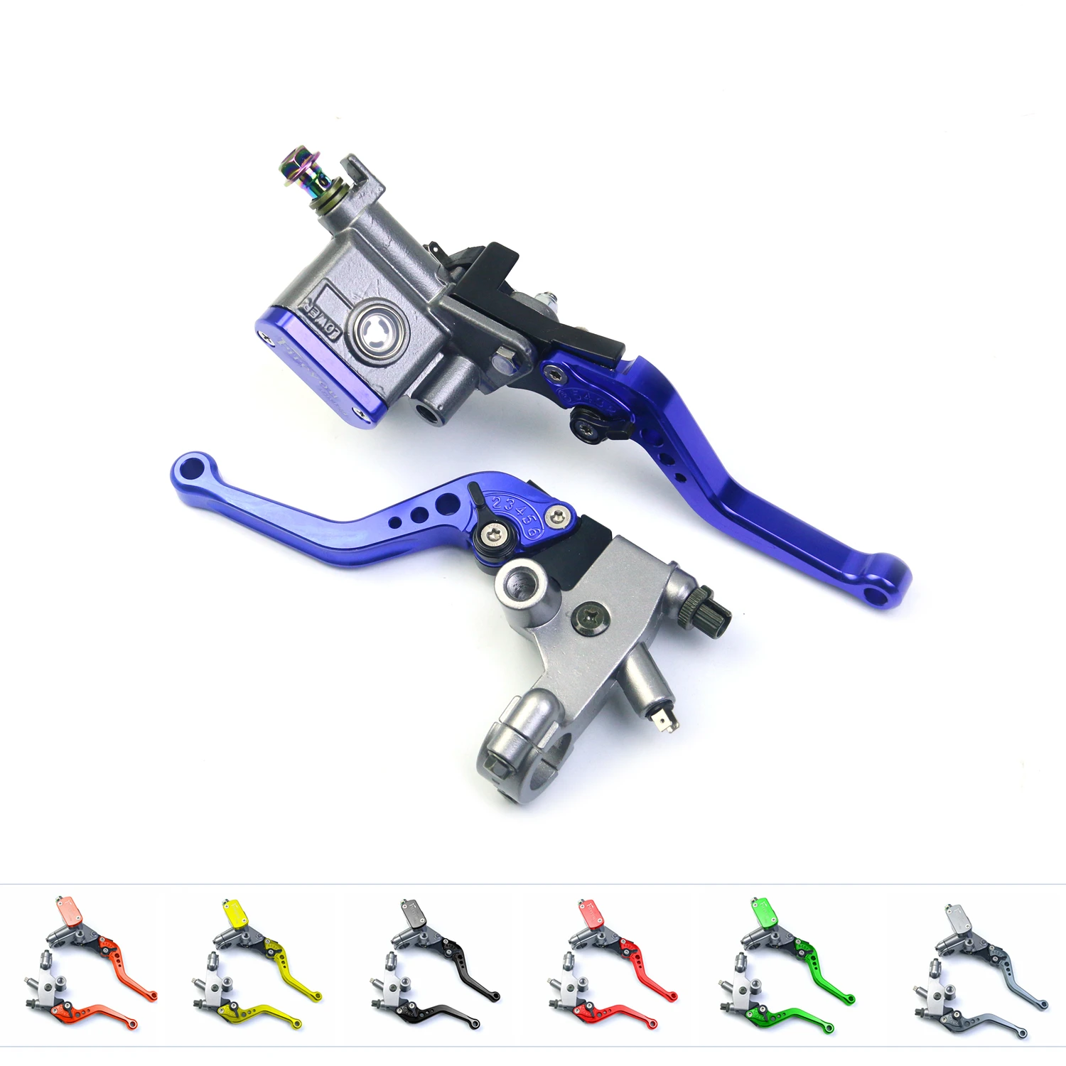 22mm Moto Line Cable Clutch Master Cylinder Brake Lever for Honda Grom Shadow DIO AF18 K1200r Msx125 Yamaha R6 Repsol motorcycle brake lever motocross clutch lever kit