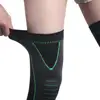 1 PCS Compression Knee Pads Support Sleeve Protector Elastic Kneepad Brace Spring Support  Volleyball Running  Silicone 5