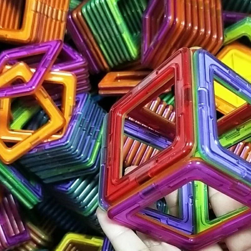 54pcs Big Size Magnetic Constructor Blocks Model & Building Toys Magnet Designer For Children Gift | Игрушки и хобби