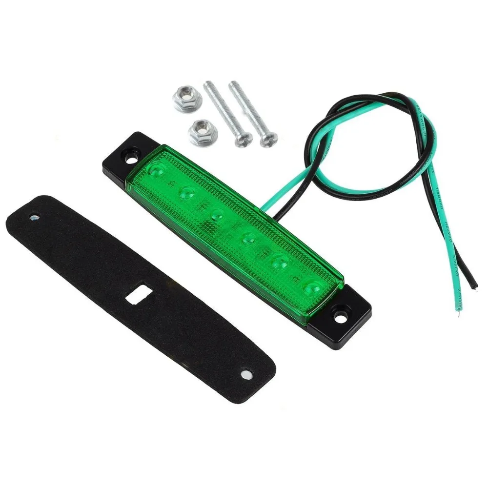 Car External Lights LED 12-24V 6 SMD LED Auto Car Bus Truck Lorry Side Marker Indicator low Led Trailer Light Rear Side Lamp Car External Lights LED 12-24V 6 SMD LED Auto Car Bus Truck Lorry Side Marker Indicator low Led Trailer Light Rear Side Lamp